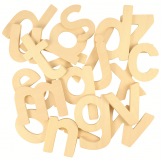 Dřevěné hračky Bigjigs Toys Dřevěná abeceda malá písmena