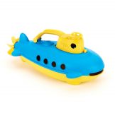 Dřevěné hračky Green Toys Ponorka žlutá rukojeť