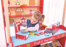 Dřevěné hračky Bigjigs Toys Village dětský obchod