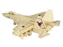 Woodcraft Dřevěné 3D puzzle stíhačka J 31