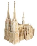 Dřevěné hračky Woodcraft Dřevěné 3D puzzle katedrála svatého Petra Woodcraft construction kit