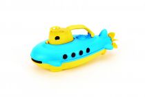 Dřevěné hračky Green Toys Ponorka žlutá rukojeť