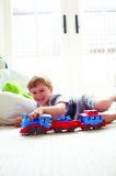 Dřevěné hračky Green Toys Vlak modrý