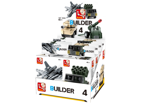 Dřevěné hračky Sluban Builder M38-B05396C 4 Army 1ks Dělo