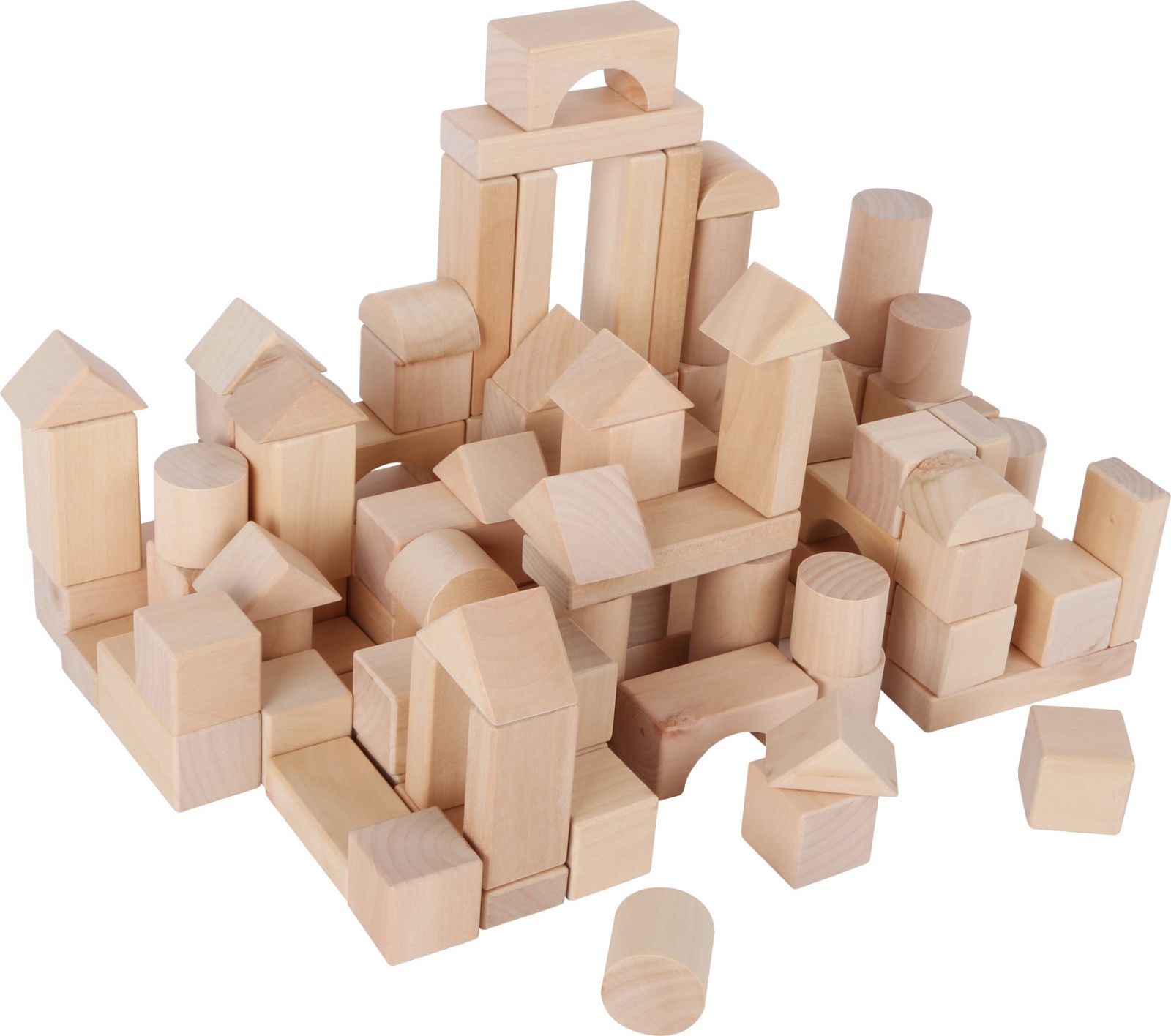 Dřevěné hračky Small Foot Dřevěné kostky přírodní 100ks Small foot by Legler