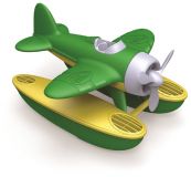 Dřevěné hračky Green Toys Hydroplán zelený