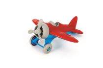 Dřevěné hračky Green Toys letadlo červené