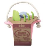 Dřevěné hračky Green Toys Růžový set na písek