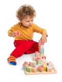 Dřevěné hračky Le Toy Van Petilou Multifunkční kostky