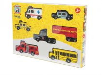 Dřevěné hračky Le Toy Van Set autíček New York
