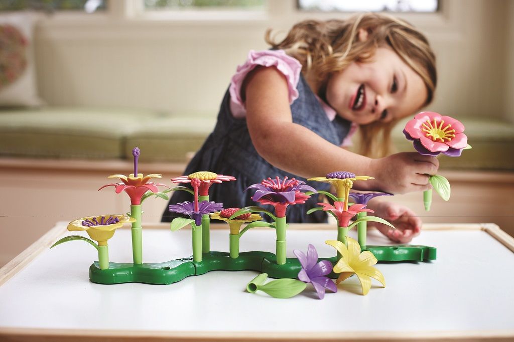 Dřevěné hračky Green Toys Květinový záhonek