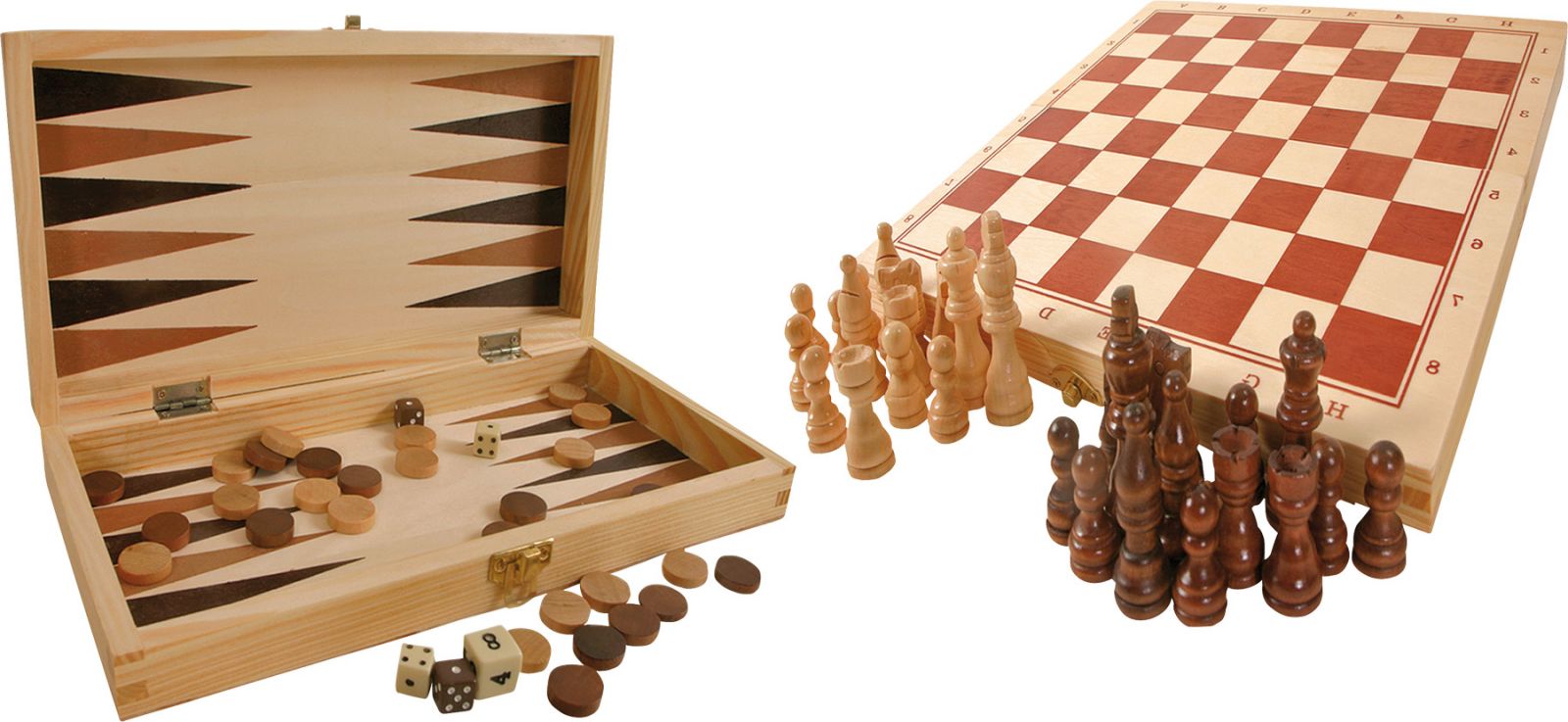 Dřevěné hračky small foot Tradiční hry v dřevěné krabičce