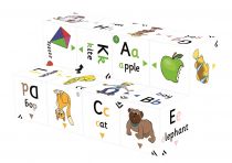 Dřevěné hračky Zoobookoo Kniha v kostce První abeceda