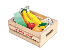 Dřevěné hračky Le Toy Van Bedýnka s ovocem
