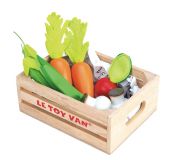 Dřevěné hračky Le Toy Van Bedýnka se zeleninou