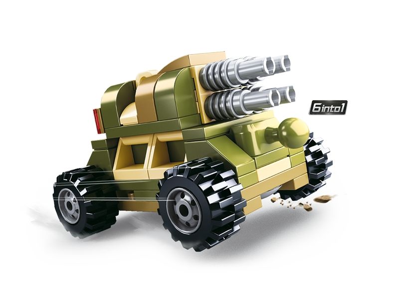 Dřevěné hračky Sluban Builder M38-B0636 King of Land Force 1ks číslo 5