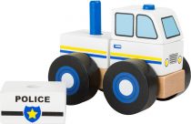 Dřevěné hračky small foot Dřevěné skládací auto policie