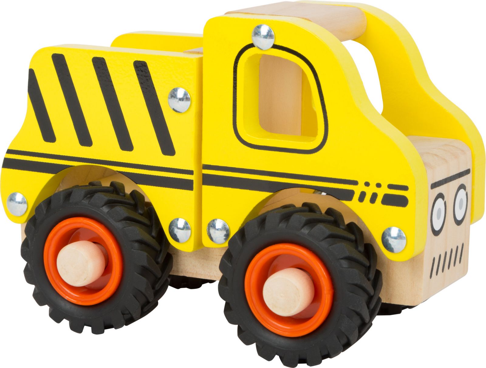 Dřevěné hračky small foot Dřevěné stavební vozidlo