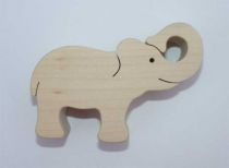 Dřevěné hračky Fauna Dřevěné zvířátko slon