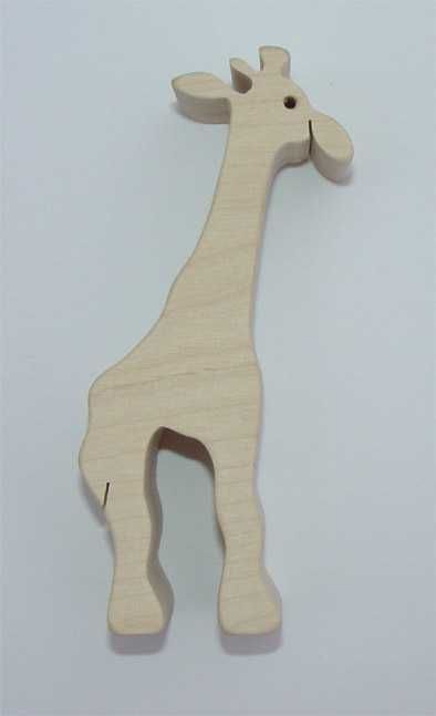 Dřevěné hračky Fauna Dřevěné zvířátko žirafa