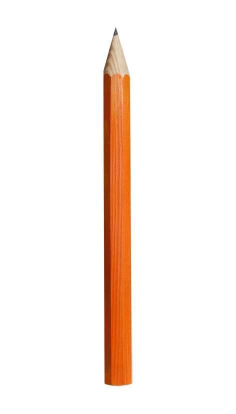 Dřevěné hračky Fauna Velká tužka oranžová
