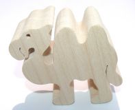 Dřevěné hračky Fauna Dřevěné zvířátko velbloud