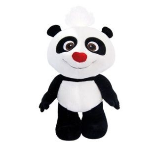 Dřevěné hračky Bino Plyšová Panda 15 cm