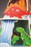 Dřevěné hračky Bigjigs Toys Dinopark ostrov dinosaurů