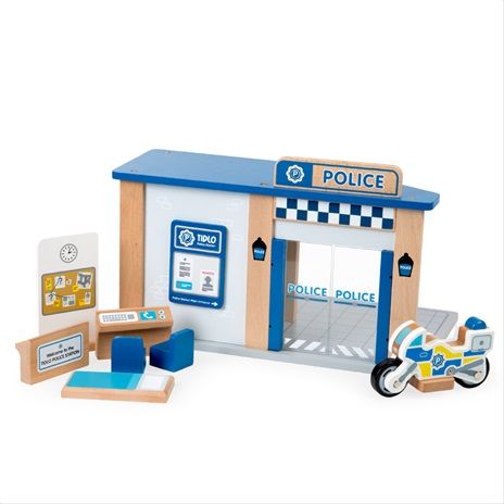 Dřevěné hračky Tidlo Dřevěná policejní stanice