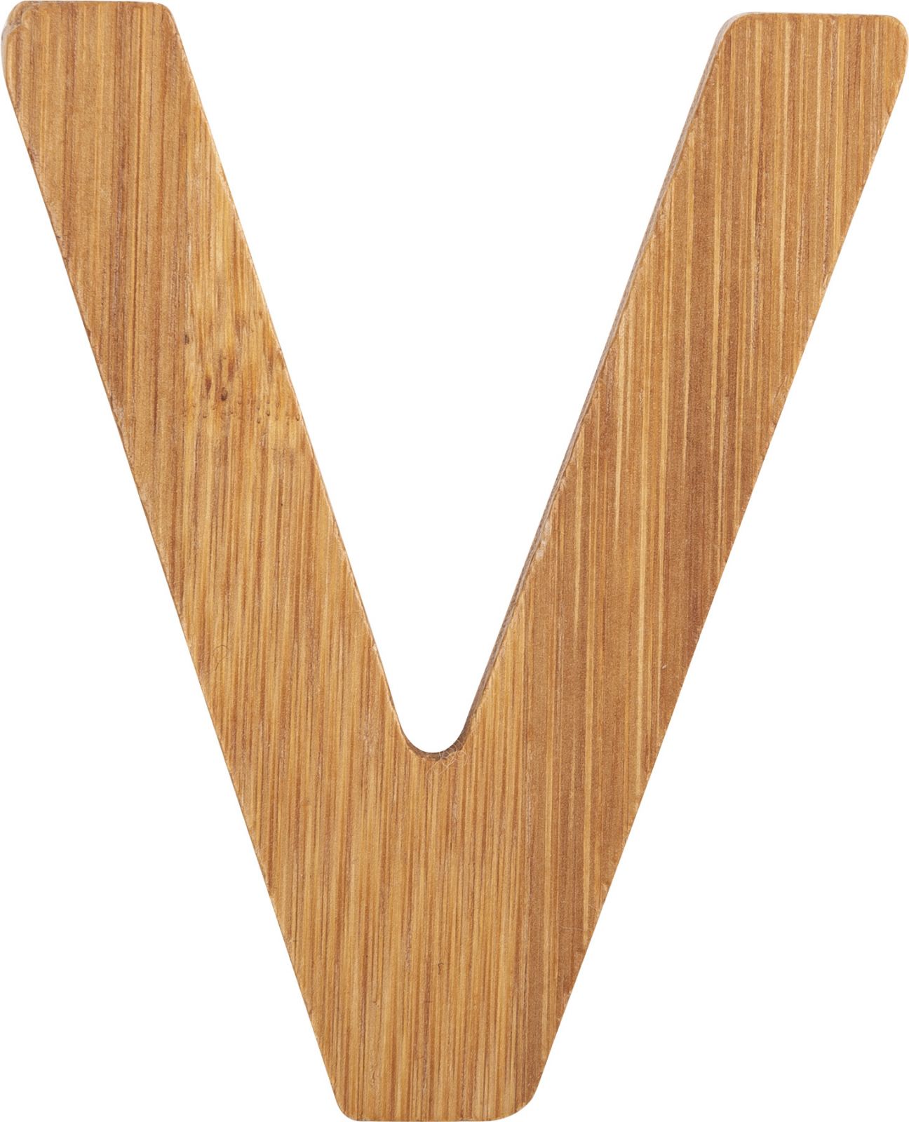 Dřevěné hračky small foot Bambusové písmeno V