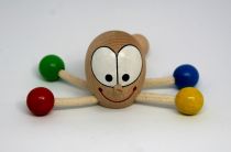 Chobotnice těžítko - dřevěná hračka ručně malovaná