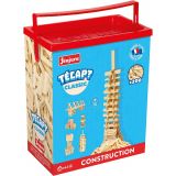 Dřevěné hračky Jeujura Dřevěná stavebnice Técap Classic 200 dílů