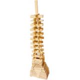 Dřevěné hračky Jeujura Dřevěná stavebnice Técap Classic 200 dílů