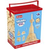 Dřevěné hračky Jeujura Dřevěná stavebnice Técap 3XL 200 dílů