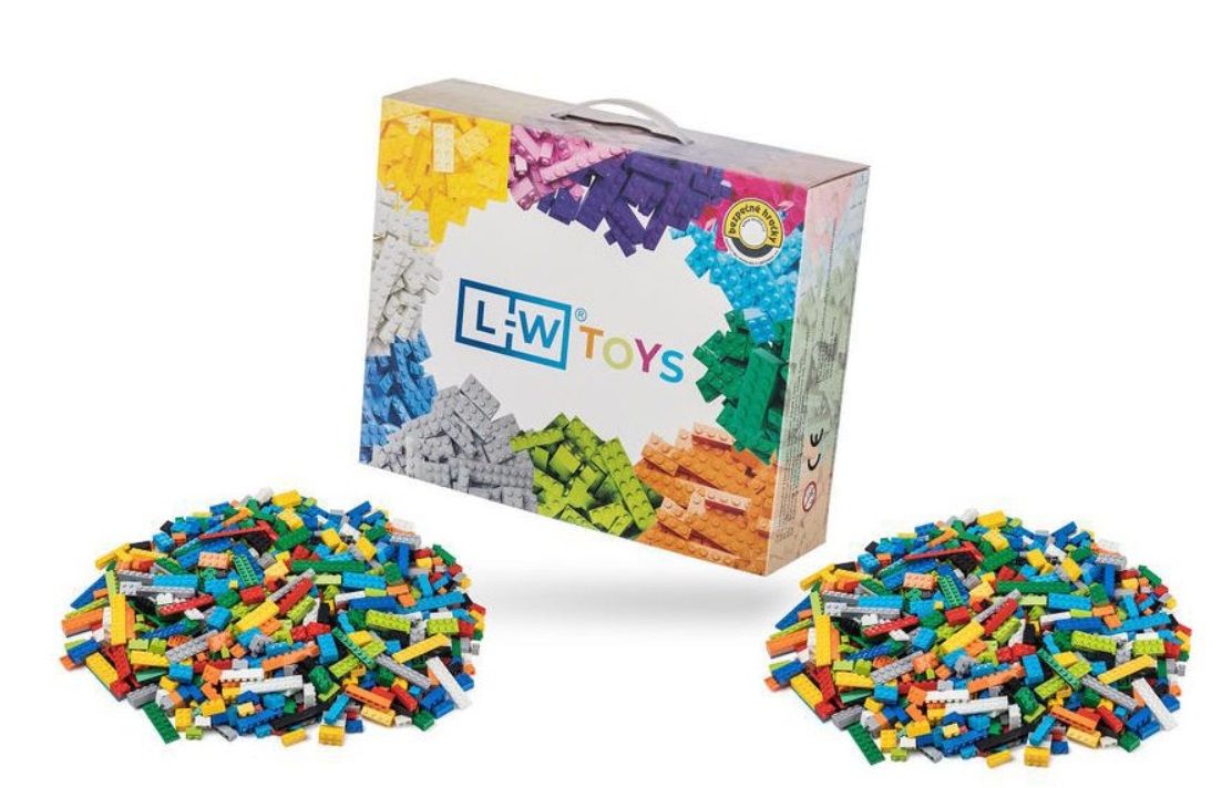 Dřevěné hračky L-W Toys Základní set 2000 ks (lehký + těžký)