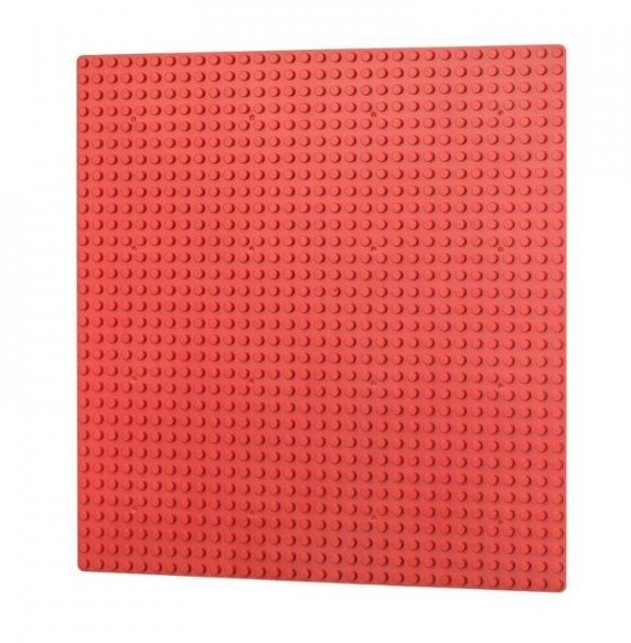 Dřevěné hračky L-W Toys Základová deska 32x32 červená