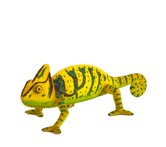 Dřevěné hračky Mojo Animal Planet Chameleón