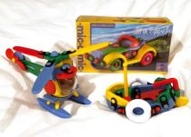 Dřevěné hračky Mic-o-mic - Stavebnice - Vrtulník