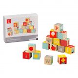 Dřevěné hračky Petit Collage Dřevěné kostky ABC