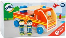 Dřevěné hračky small foot Dřevěné hasičské auto XL