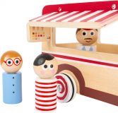 Dřevěné hračky small foot Dřevěný zmrzlinový vůz XL