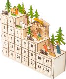 Dřevěné hračky small foot Adventní kalendář Betlém