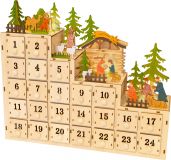 Dřevěné hračky small foot Adventní kalendář Betlém