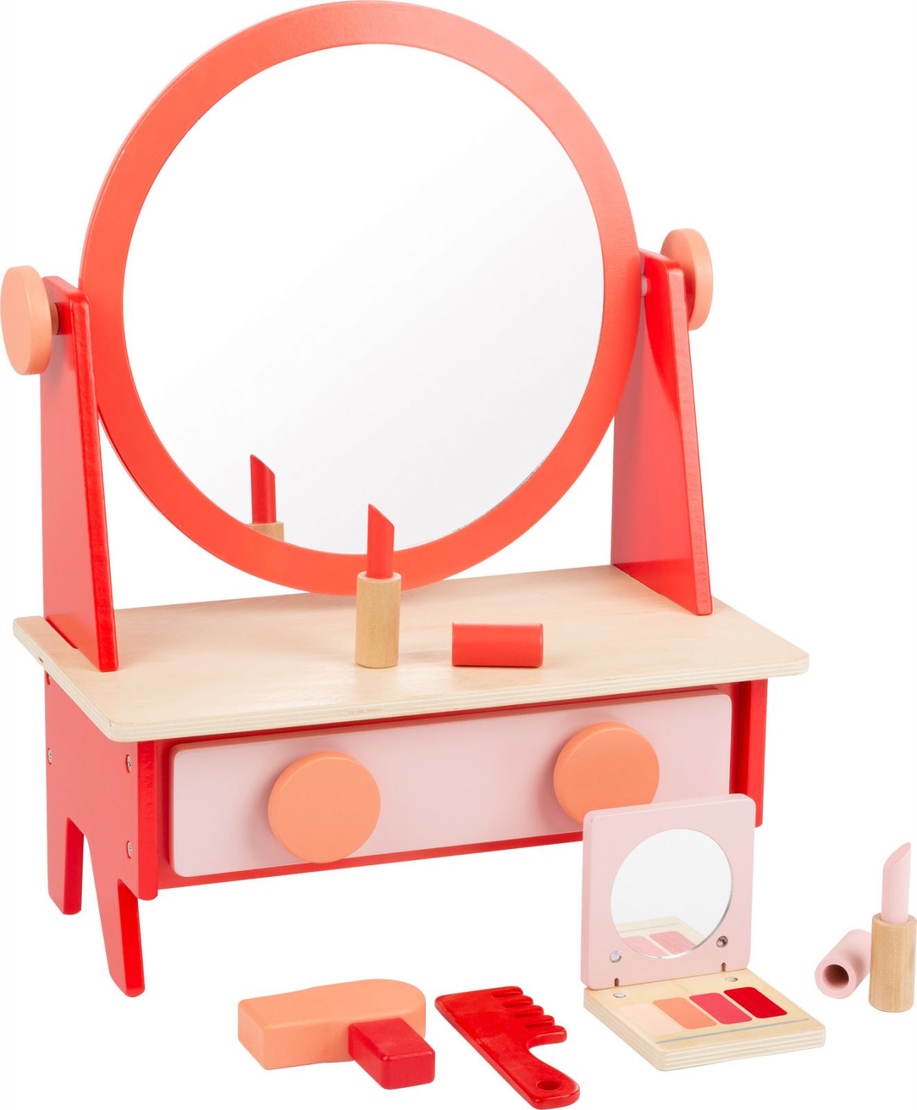 Dřevěné hračky small foot Dřevěný kosmetický stolek Retro