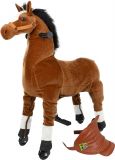 Dřevěné hračky Small Foot Pohyblivý dětský jezdecký kůň na kolečkách Blesk Small foot by Legler
