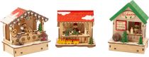 Dřevěné hračky small foot Sada lamp vánoční trhy