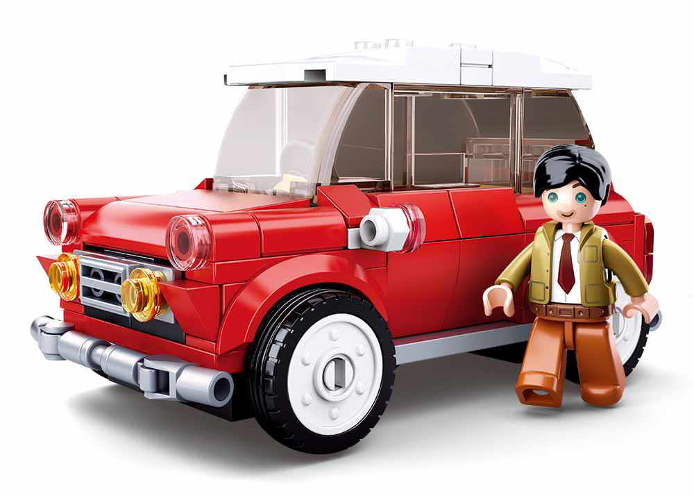 Dřevěné hračky Sluban Modely M38-B0706B Mini vůz
