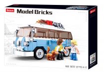 Dřevěné hračky Sluban Modely M38-B0707 Happy bus