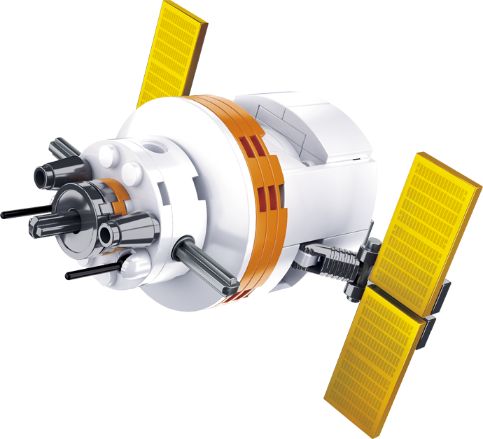 Dřevěné hračky Sluban Space M38-B0731F Satellit F