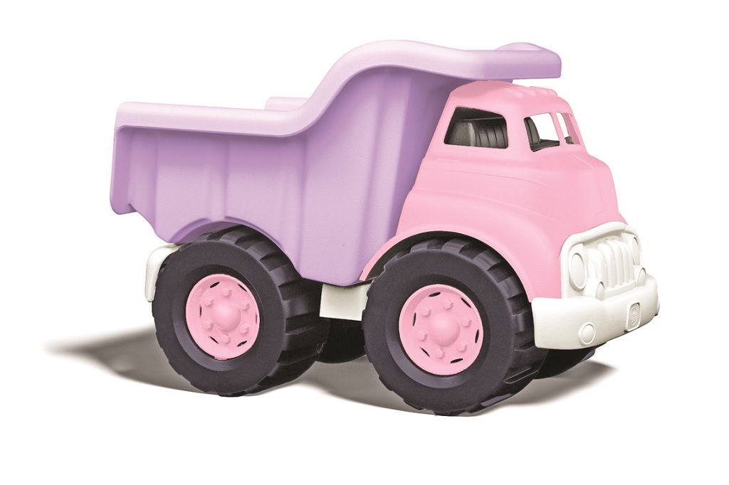 Dřevěné hračky Green Toys Nákladní auto růžové